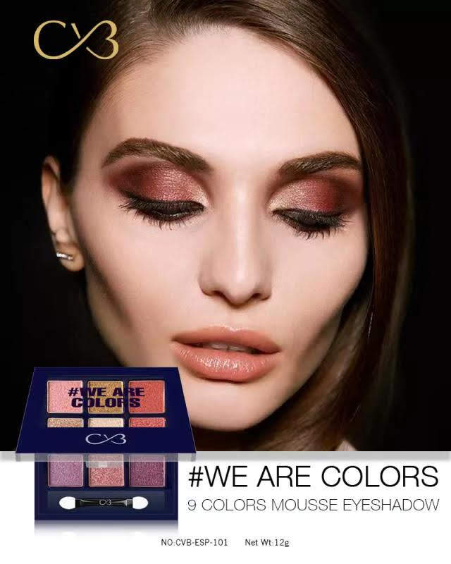 CVB 9 Colors Mousse Eyeshadow